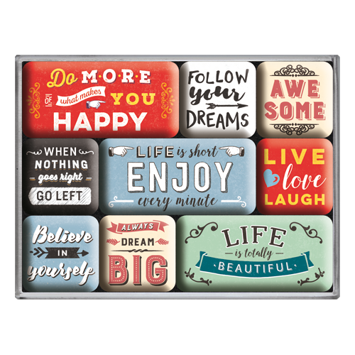 nostalgic-art-enjoy-life-set-magneti-7x9x2-cm image 1