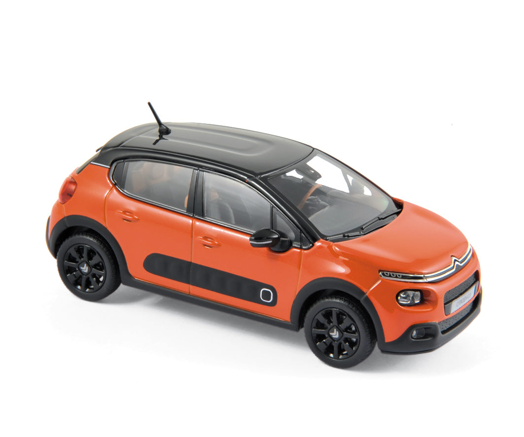 norev-citro-n-c3-2016-modellino-auto-1-43-orange-power-e-tetto-nero image 1