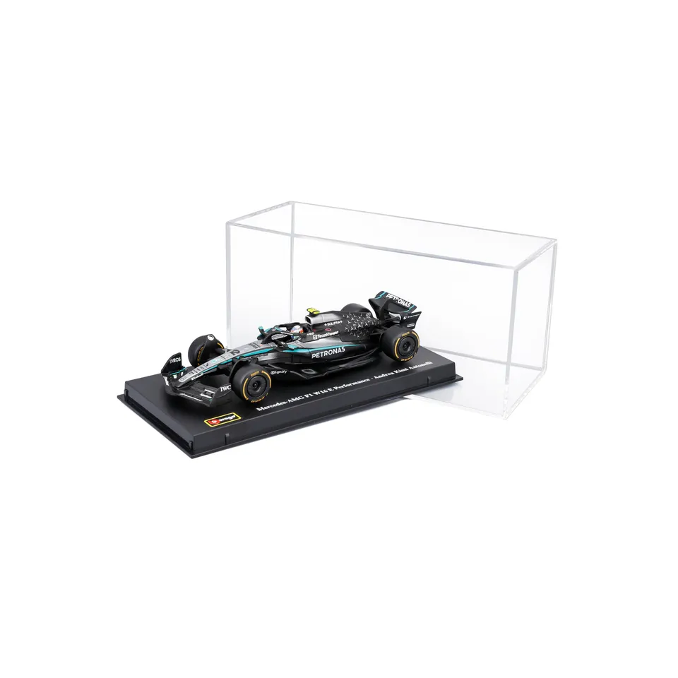 bburago-f1-mercedes-amg-w16-2025-12-kimi-antonelli-modellino-auto-1-43-con-base- image 1