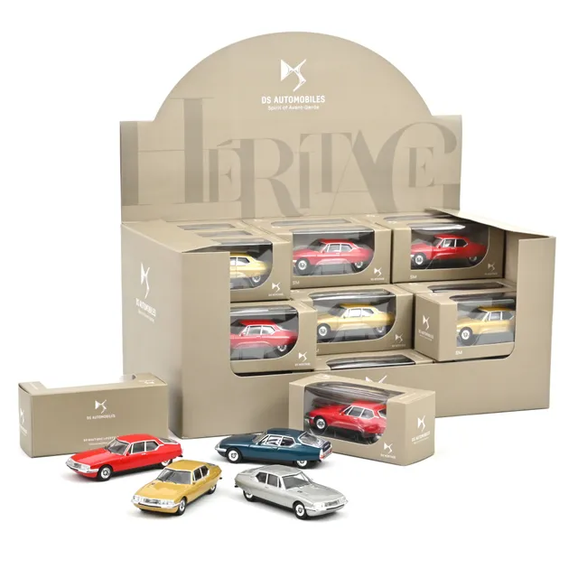 norev-display-36-pezzi-citro-n-sm-1970-1-58-oro-rosso-grigio-verde image 1