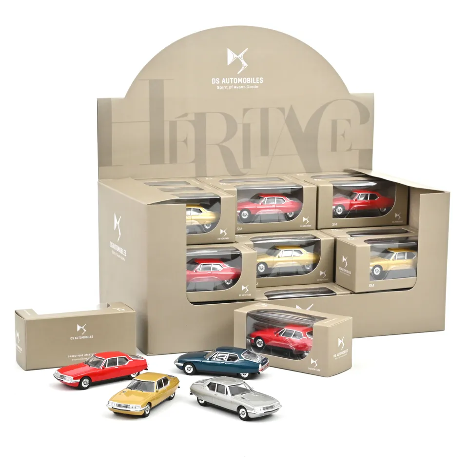 norev-display-36-pezzi-citro-n-sm-1970-1-58-oro-rosso-grigio-verde image 1