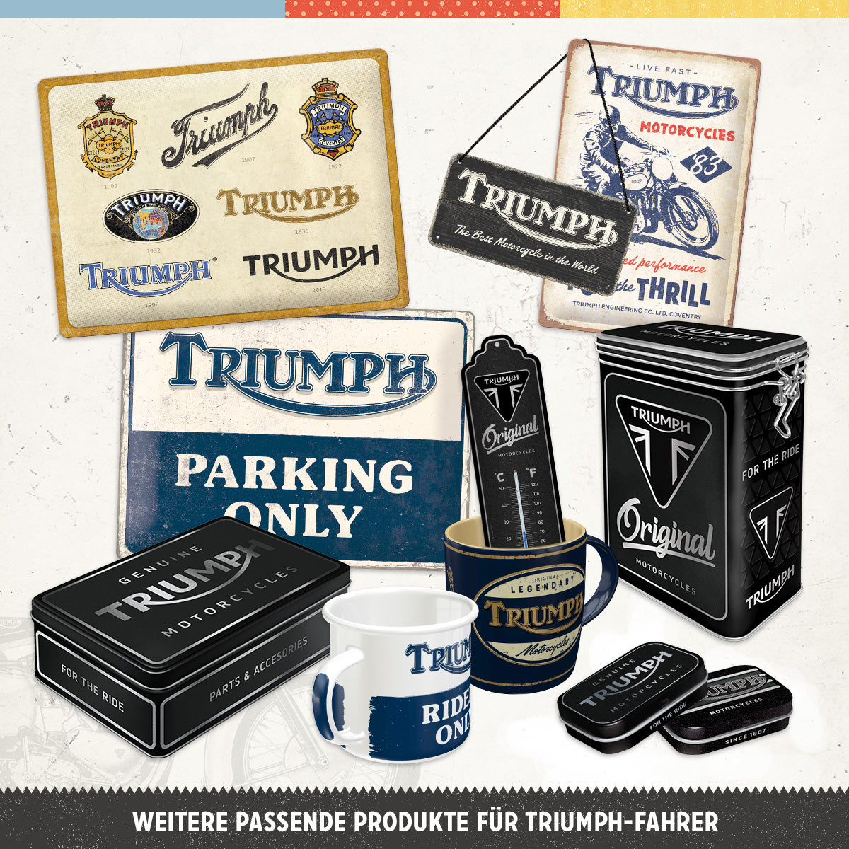 nostalgic-art-triumph-logo-portachiavi-in-metallo-4-cm image 7