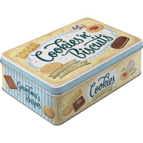 nostalgic-art-cookies-n-biscuits-scatola-in-metallo-piatta-2-5-l-2 image 1