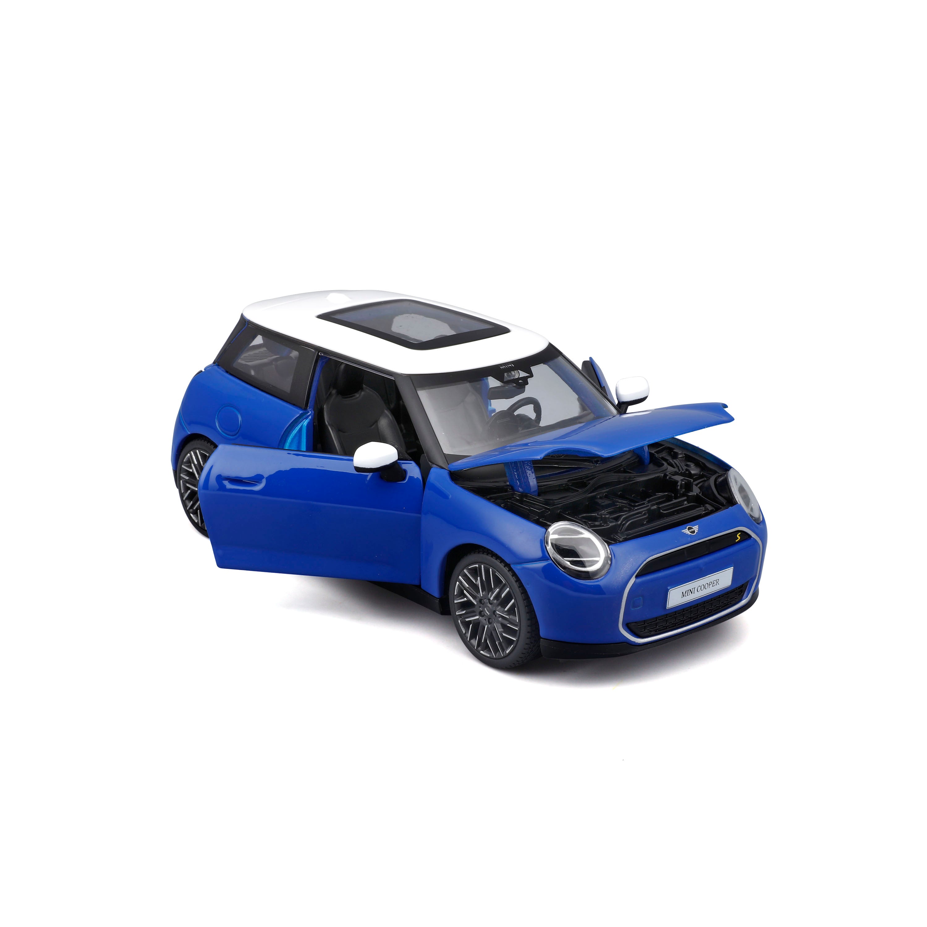 maisto-mini-cooper-se-j01-2024-blu-1-24 image 6