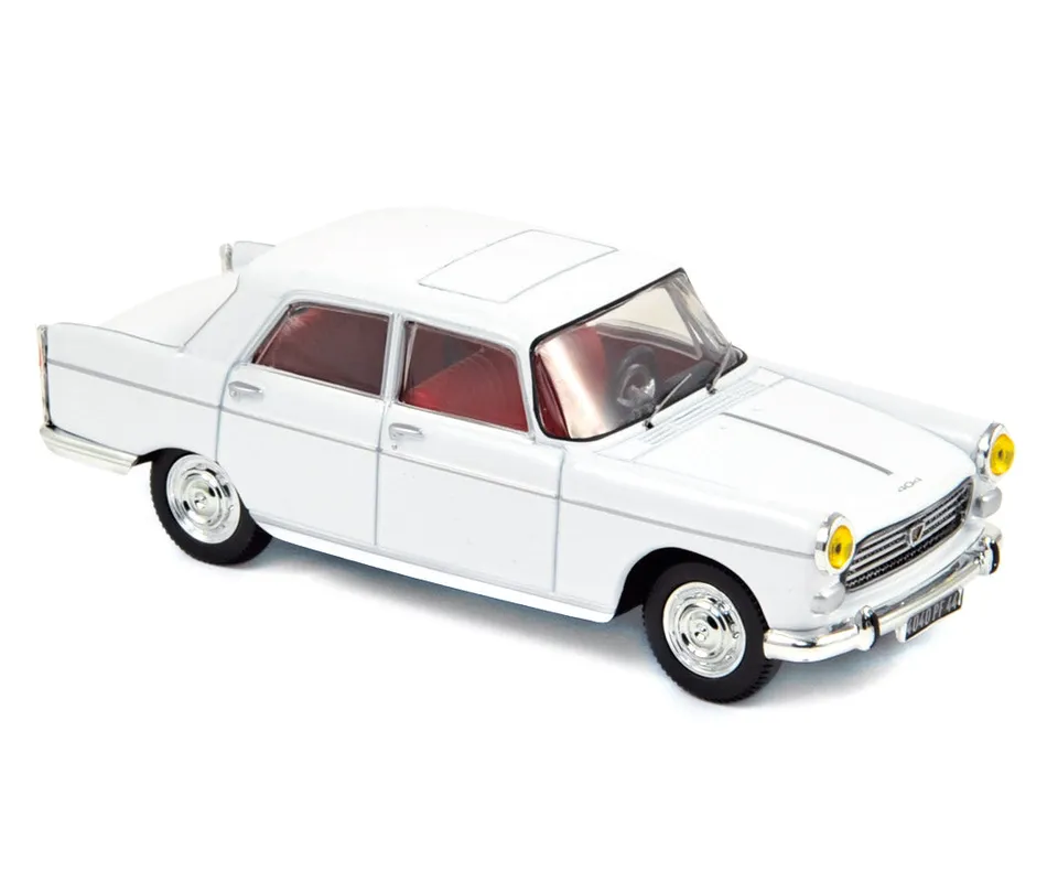 norev-peugeot-404-berline-1965-modellino-auto-1-43-bianco image 1