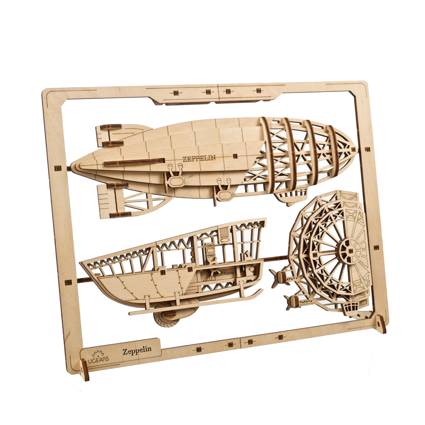 ugears-zeppelin-puzzle-2-5d-in-legno-u-mini-da-collezione image 3