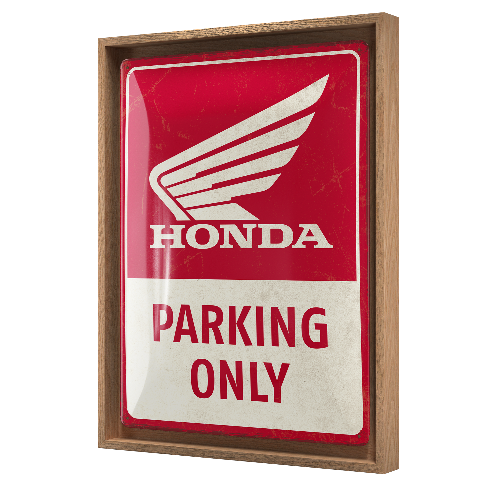 nostalgic-art-honda-mc-parking-only-cornice-n-frame-l-33-5x44-cm image 1