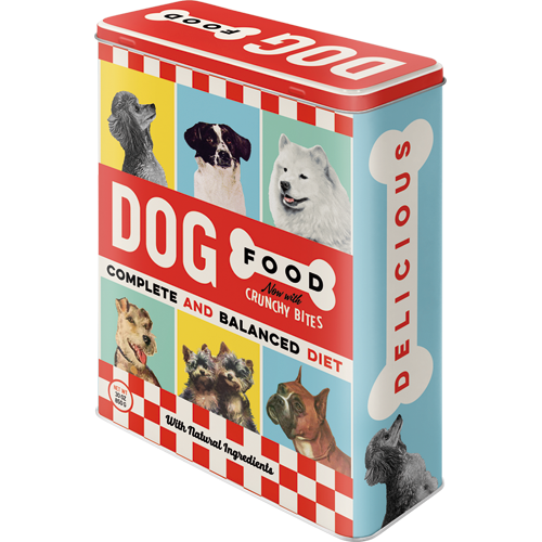 nostalgic-art-dog-food-scatola-in-metallo-xl-4-litri-8x19x26-cm image 2