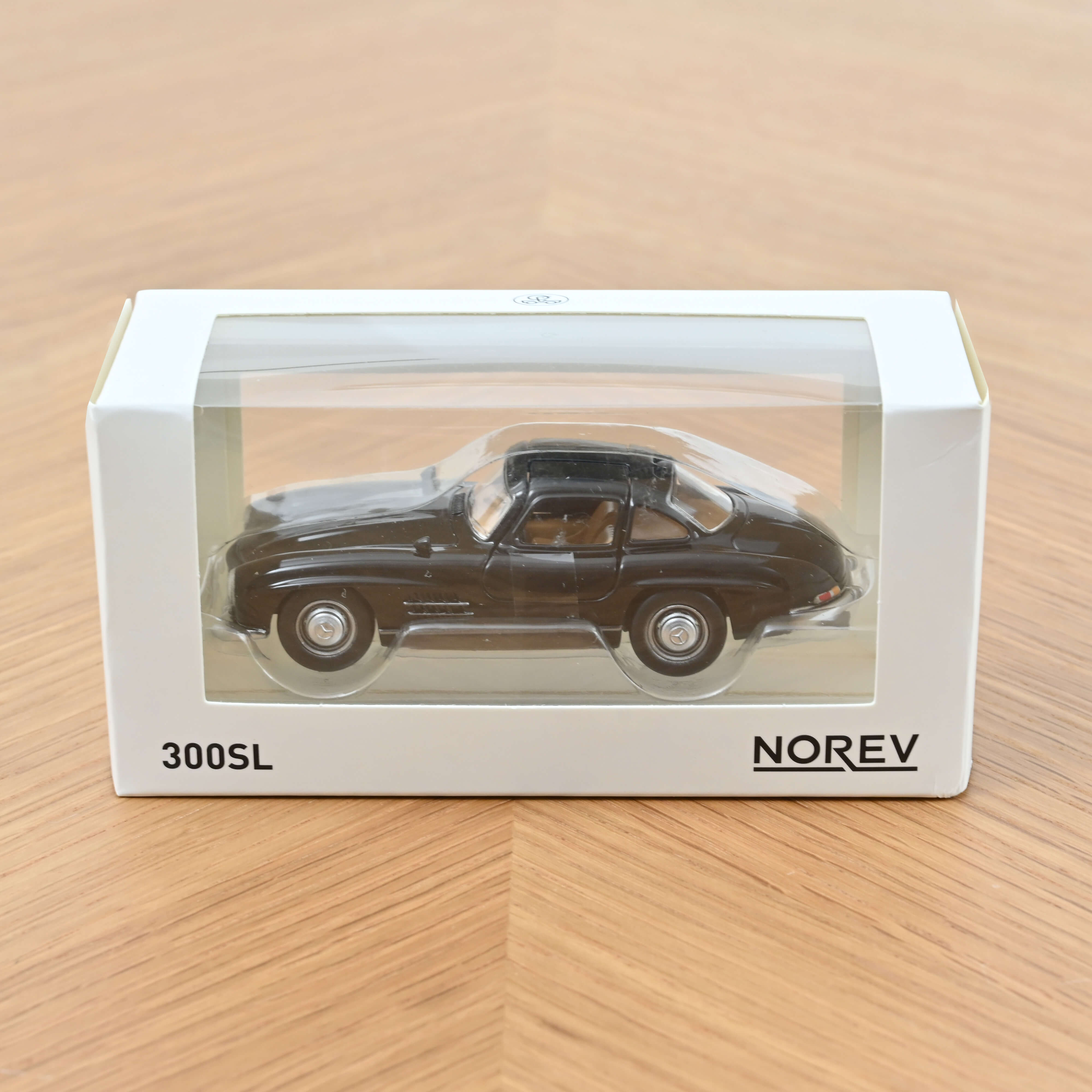 norev-mercedes-benz-300-sl-1954-modellino-auto-1-43-nero image 4