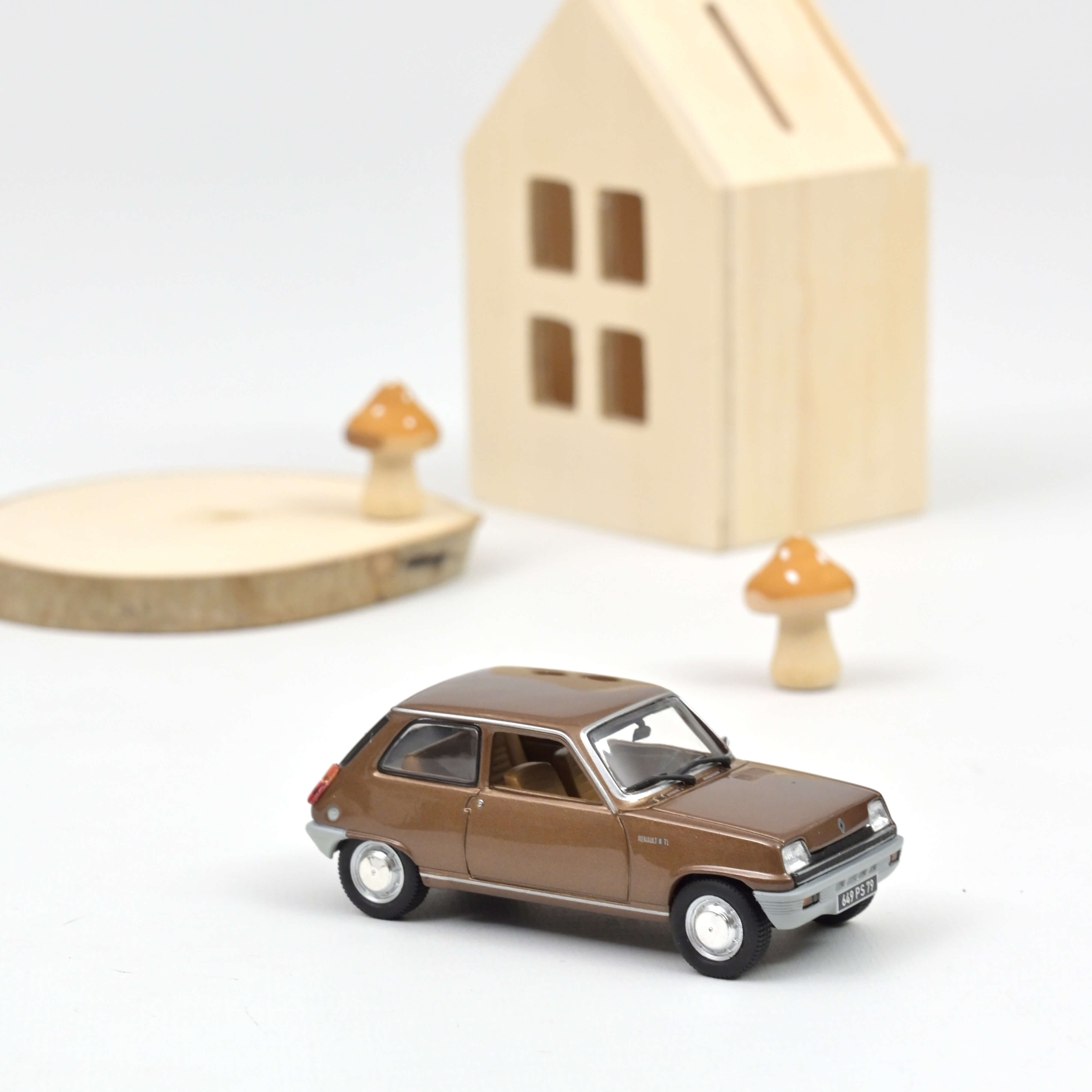 norev-renault-5-tl-1974-marrone-metallizzato-1-43 image 1