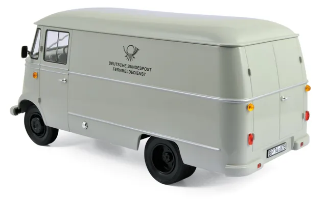 norev-mercedes-benz-l319-van-deutsche-post-grigio-modellino-1-18 image 1