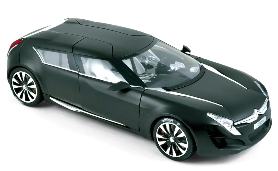 norev-citro-n-c-metisse-2006-noir-mat-1-18-concept-car-die-cast-da-collezione image 1