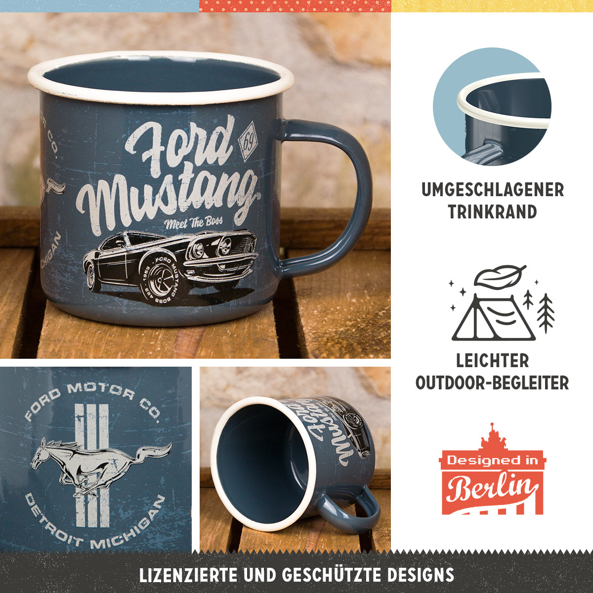 ford-mustang-the-boss-tazza-smaltata-nostalgic-art-360-ml image 3