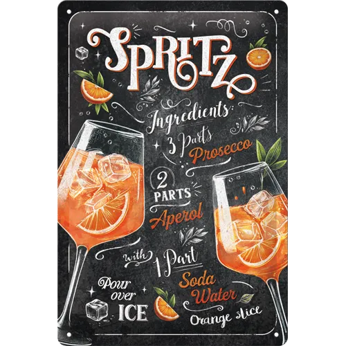 nostalgic-art-aperol-spritz-targa-in-metallo-20x30-cm image 1