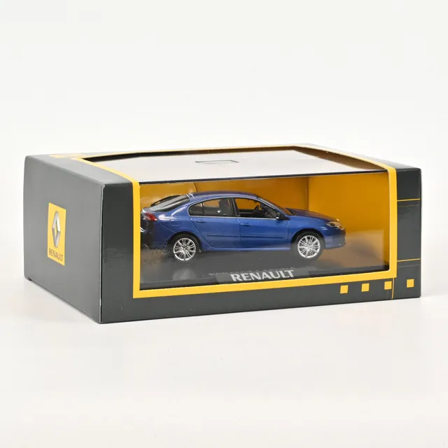 norev-renault-laguna-gt-berlina-2008-blu-modellino-auto-1-43 image 1