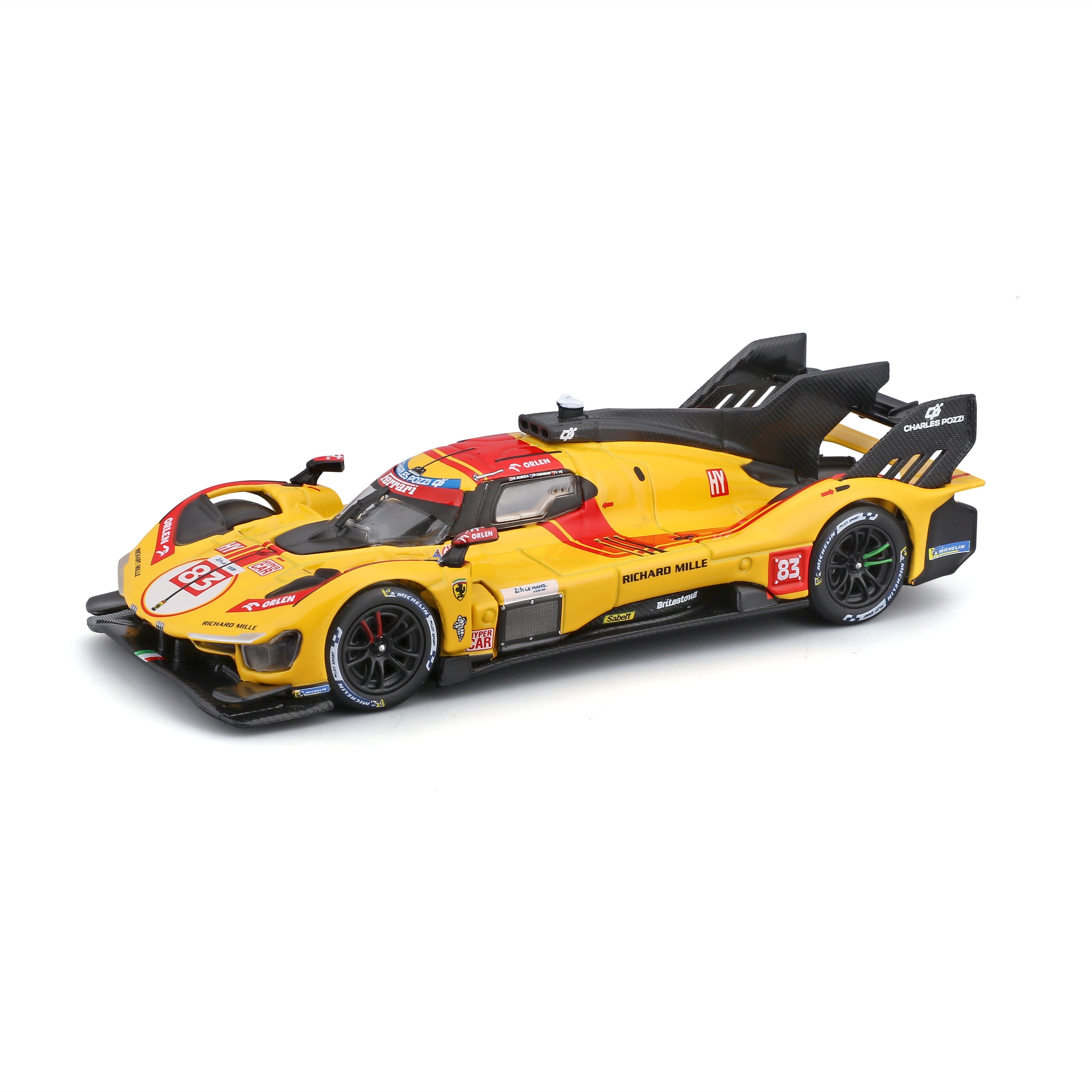 bburago-ferrari-499p-hypercar-lmh-2025-83-1-43-con-teca-24h image 5