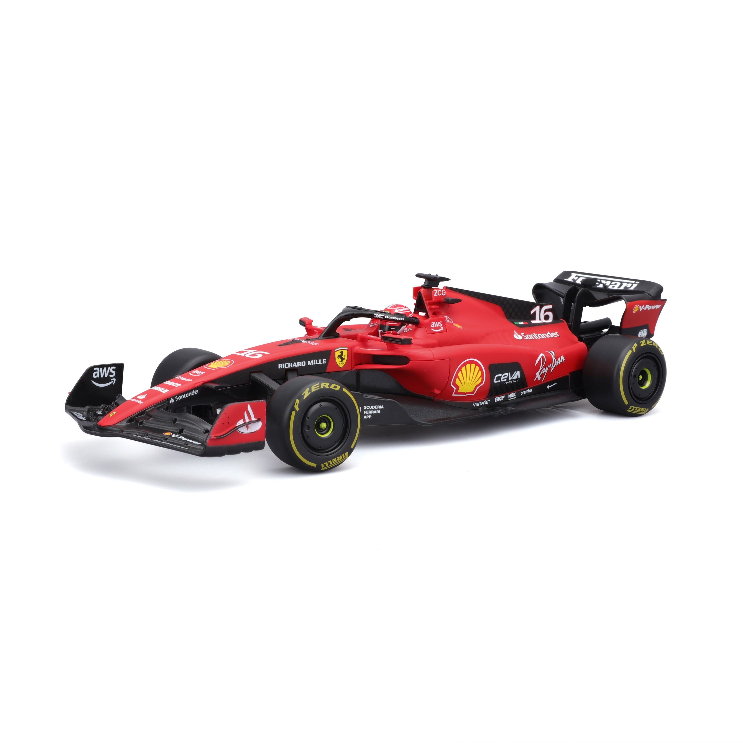 maisto-tech-ferrari-f1-sf-23-16-leclerc-rc-1-24-auto-radiocomandata image 2