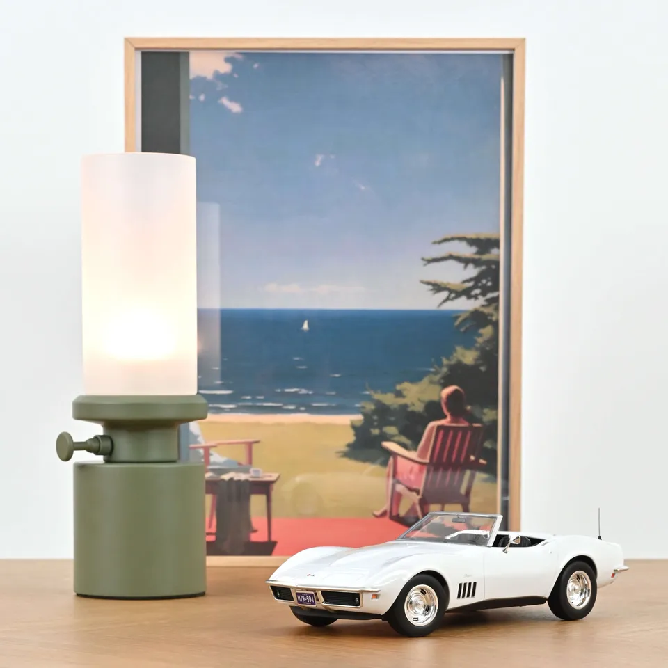 norev-chevrolet-corvette-c3-convertible-1969-can-am-white-modellino-auto-1-18 image 1