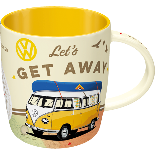 nostalgic-art-volkswagen-vw-bulli-let-s-get-away-tazza-in-ceramica-330-ml image 7
