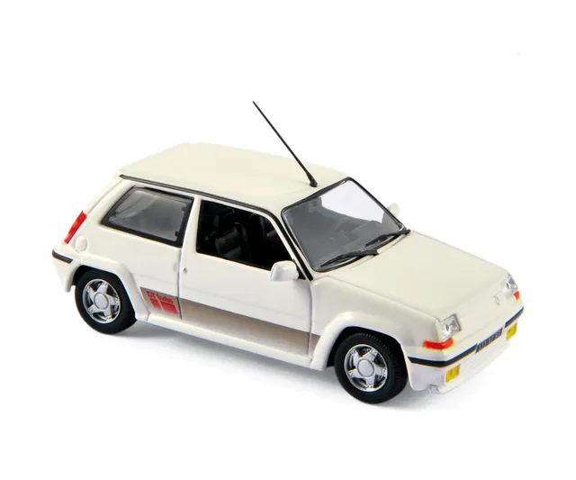 norev-renault-5-gt-turbo-1989-modellino-auto-1-43-blanc image 1