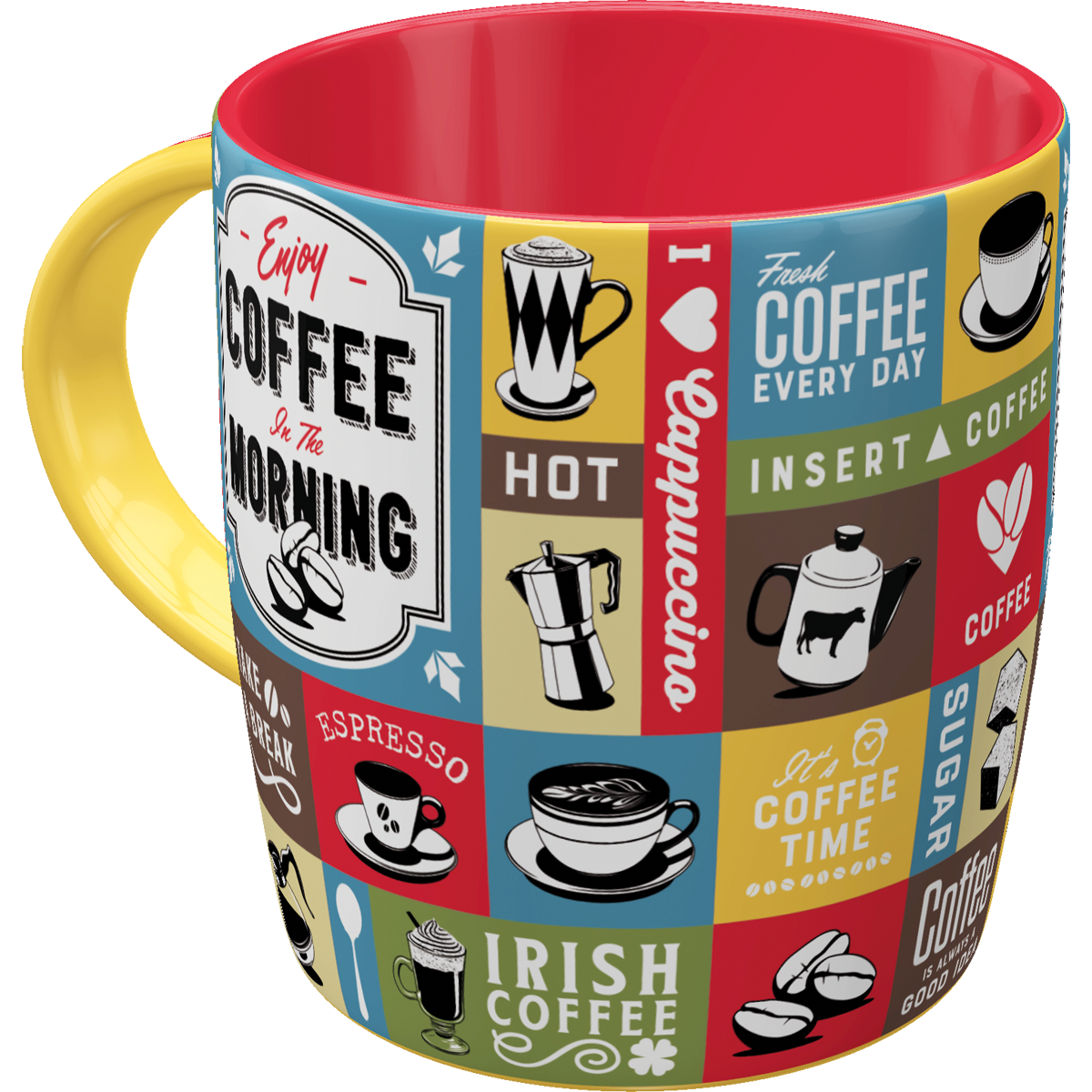 nostalgic-art-coffee-collage-tazza-in-ceramica-330-ml-2 image 1