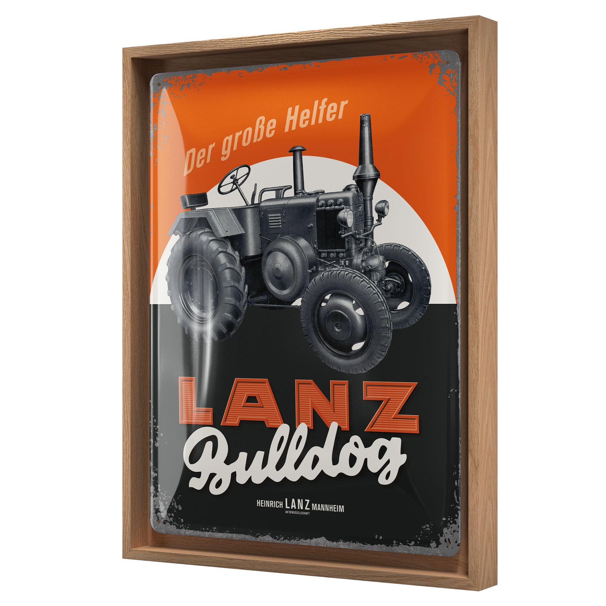 nostalgic-art-lanz-bulldog-n-frame-l-edition-cornice-in-legno-33-5x44-cm image 1