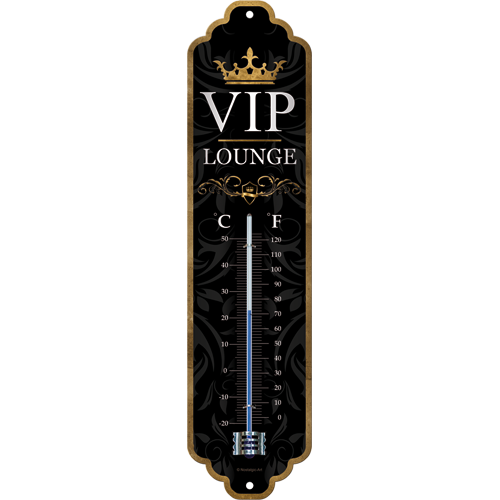 nostalgic-art-vip-lounge-termometro-retr-in-metallo-6-5x28-cm image 1