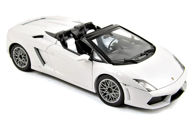 norev-lamborghini-gallardo-lp-560-4-spyder-2009-modellino-1-18-bianco image 1