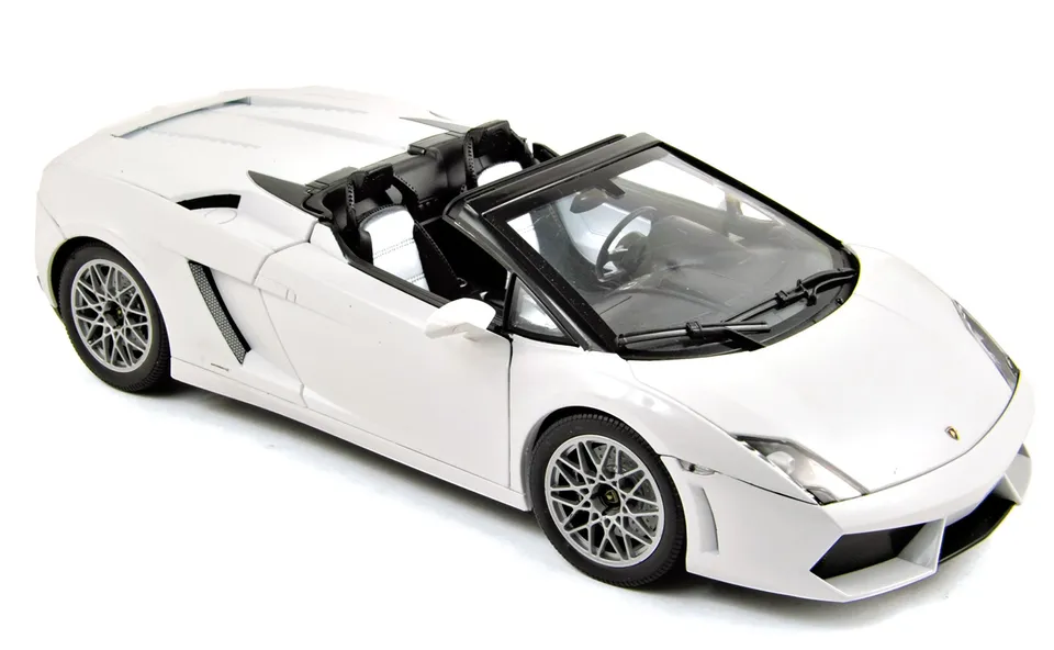 norev-lamborghini-gallardo-lp-560-4-spyder-2009-modellino-1-18-bianco image 1