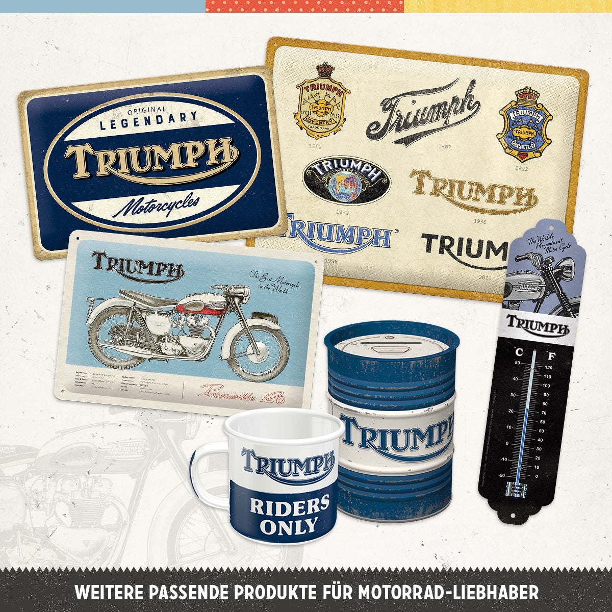 nostalgic-art-triumph-logo-black-wood-insegna-in-metallo-da-appendere-10x20-cm image 3