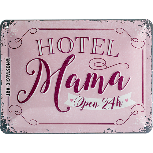 nostalgic-art-hotel-mama-targa-in-metallo-15x20-cm-2 image 1