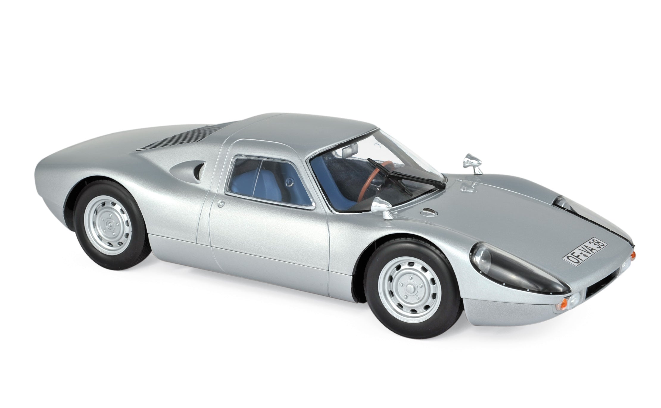 norev-porsche-904-gts-1964-argento-1-18-modellino-die-cast image 1