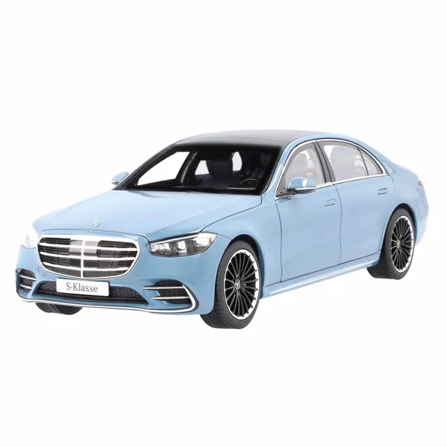 norev-mercedes-benz-classe-s-2020-modellino-auto-1-18-blu-vintage image 1