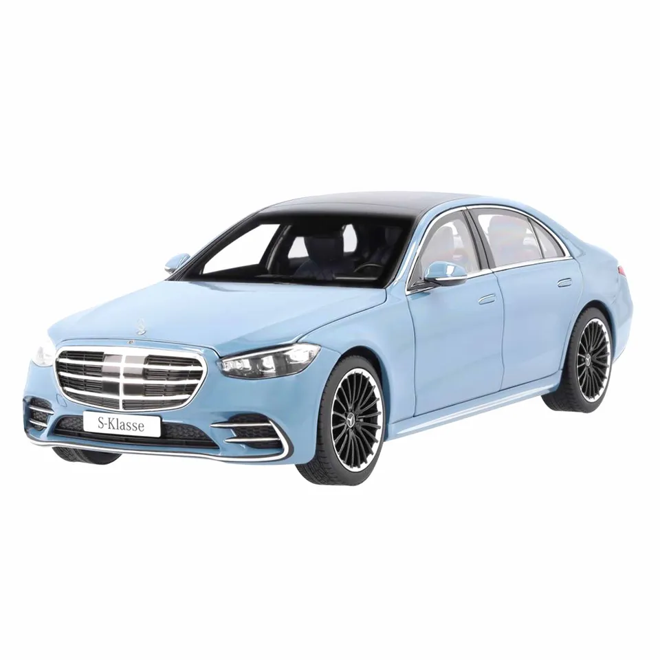 norev-mercedes-benz-classe-s-2020-modellino-auto-1-18-blu-vintage image 1
