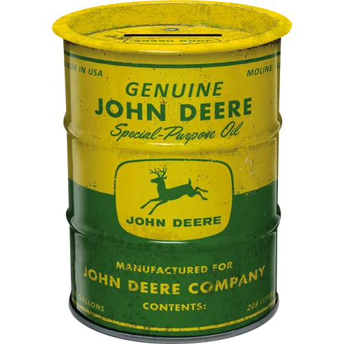 nostalgic-art-john-deere-special-purpose-oil-barile-salvadanaio-in-metallo-600-m image 1