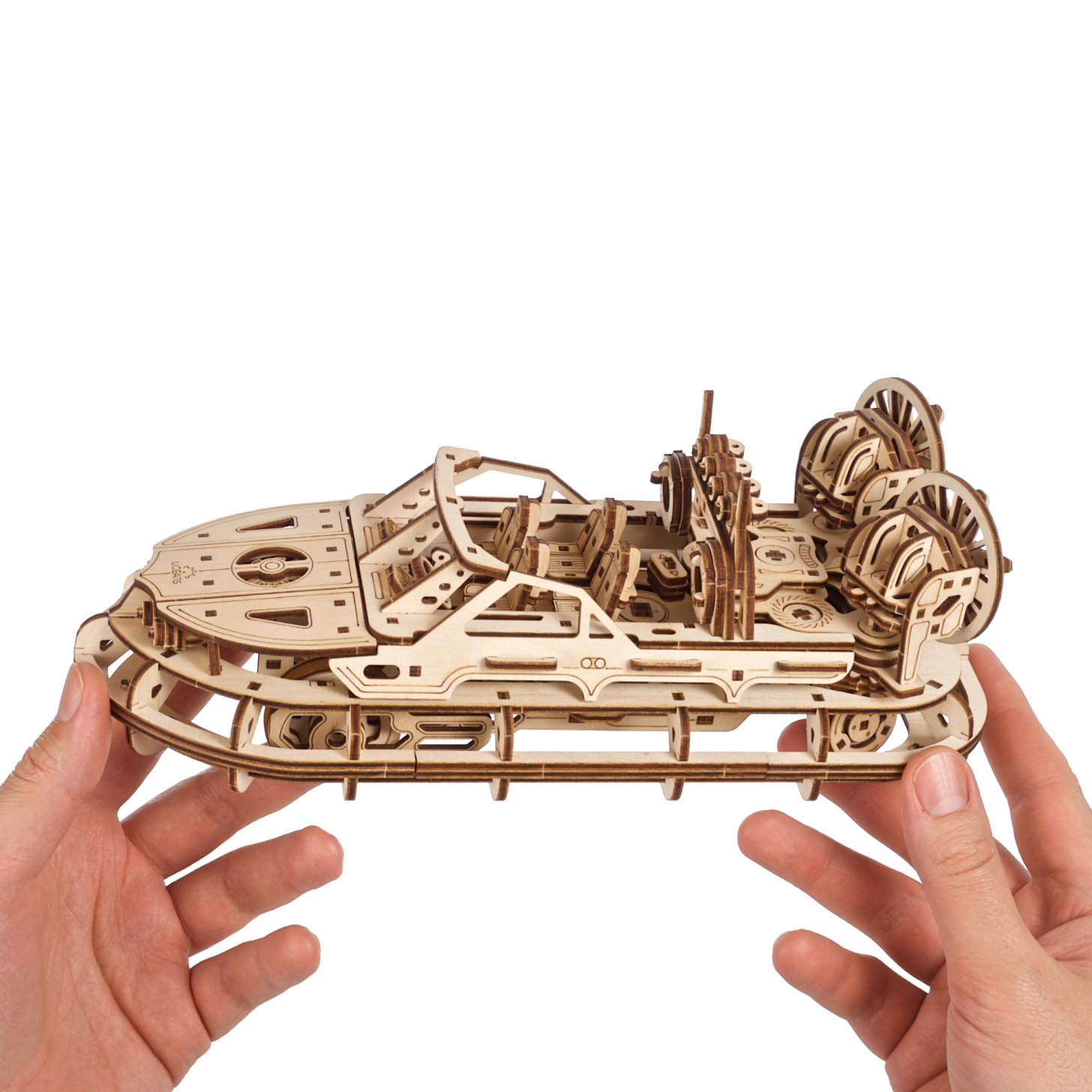 ugears-rescue-hovercraft-modello-meccanico-in-legno-da-costruire image 4