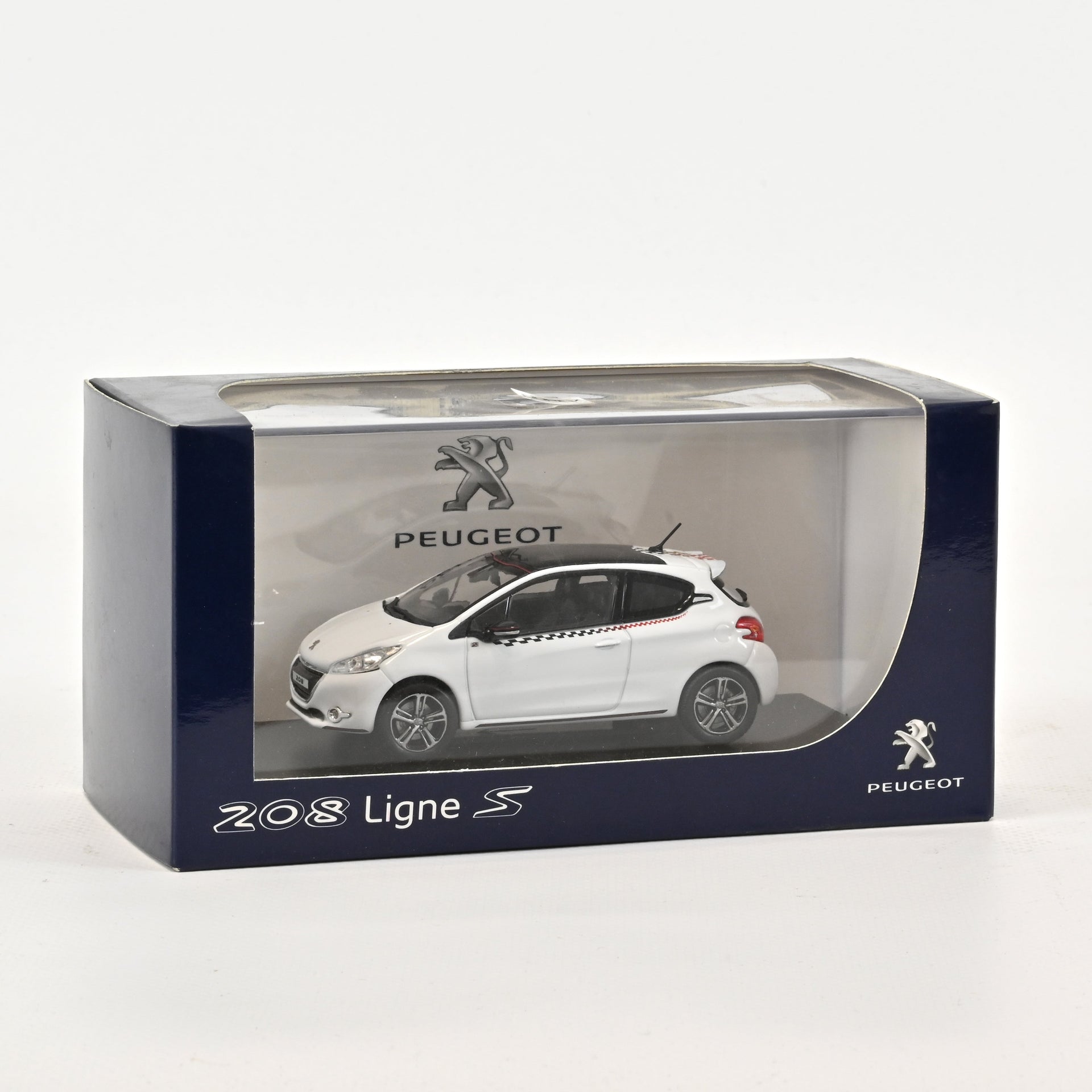 norev-peugeot-208-bianca-modellino-auto-1-43 image 1