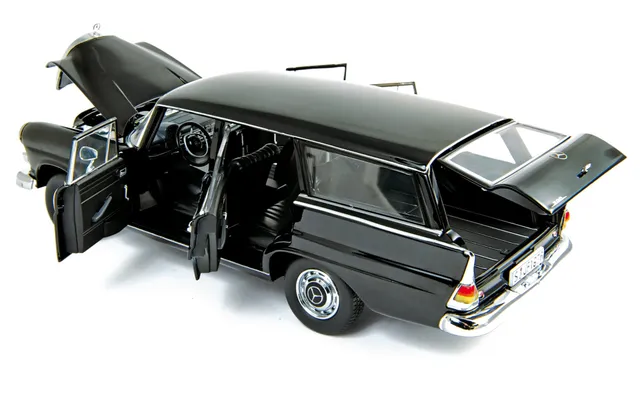 norev-mercedes-benz-200-universal-1968-nera-modellino-1-18 image 1