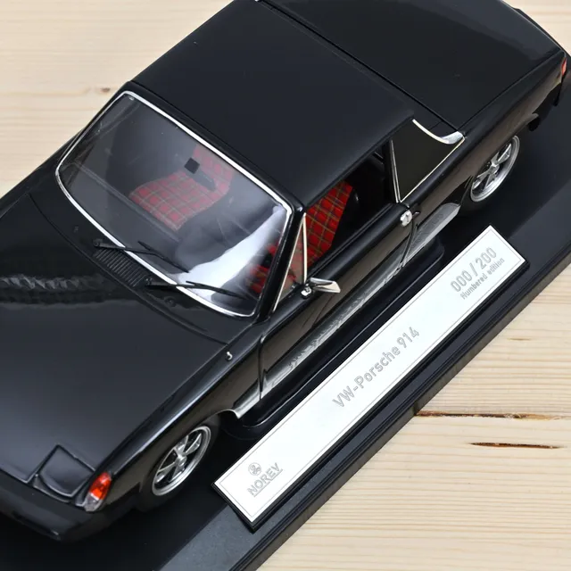 norev-vw-porsche-914-2-0-1975-modellino-auto-1-18-nero-edizione-200-pezzi image 1