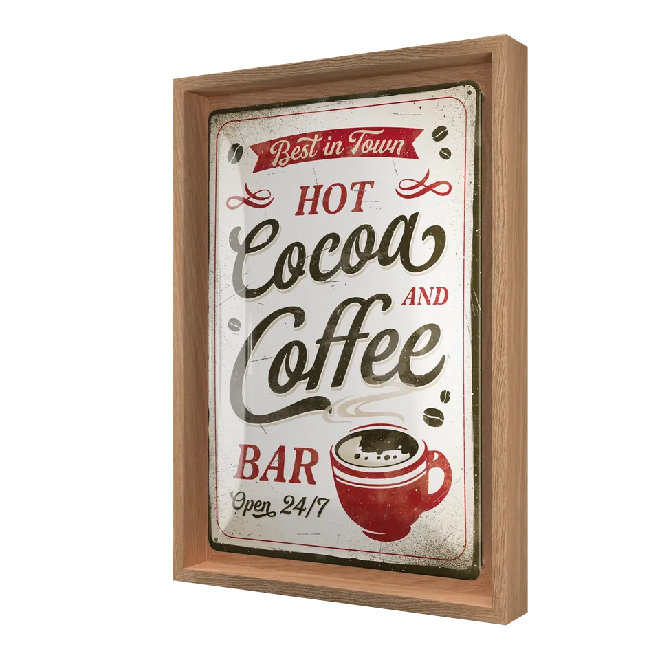 nostalgic-art-hot-cocoa-coffee-n-frame-m-edition-cornice-legno-24x33-5-cm image 1