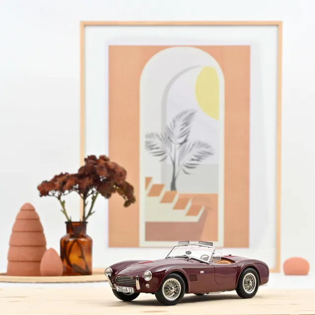 norev-ac-cobra-289-1963-rosso-scuro-1-18-jet-car image 1