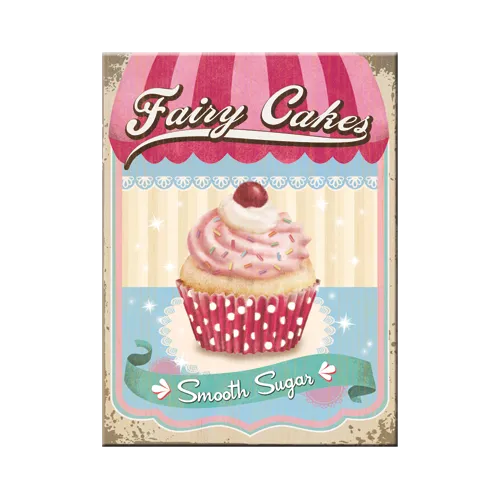 nostalgic-art-fairy-cakes-smooth-sugar-calamita-da-frigo-6x8-cm image 1
