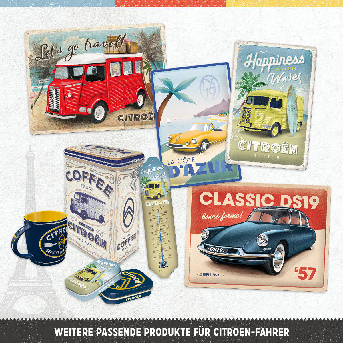 nostalgic-art-citroen-tacho-portachiavi image 7
