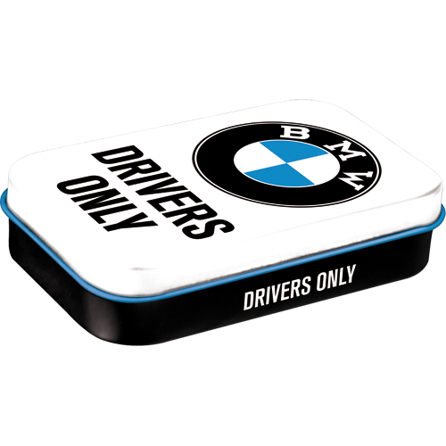 nostalgic-art-bmw-drivers-only-scatola-mentine-xl-8x6x2-cm image 1