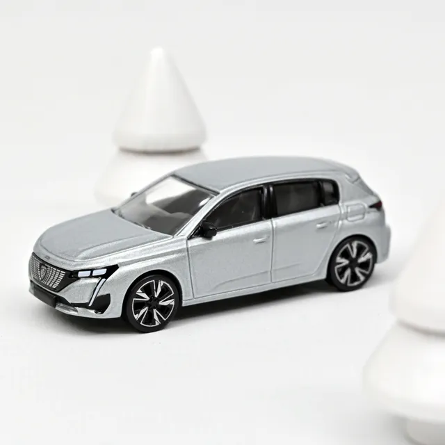 norev-peugeot-308-2021-modellino-auto-1-64-gris-artense image 1