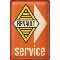 nostalgic-art-renault-service-insegna-in-metallo-20x30-cm image 2