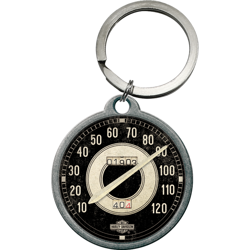 nostalgic-art-harley-davidson-tacho-portachiavi-metallo-4-cm image 1