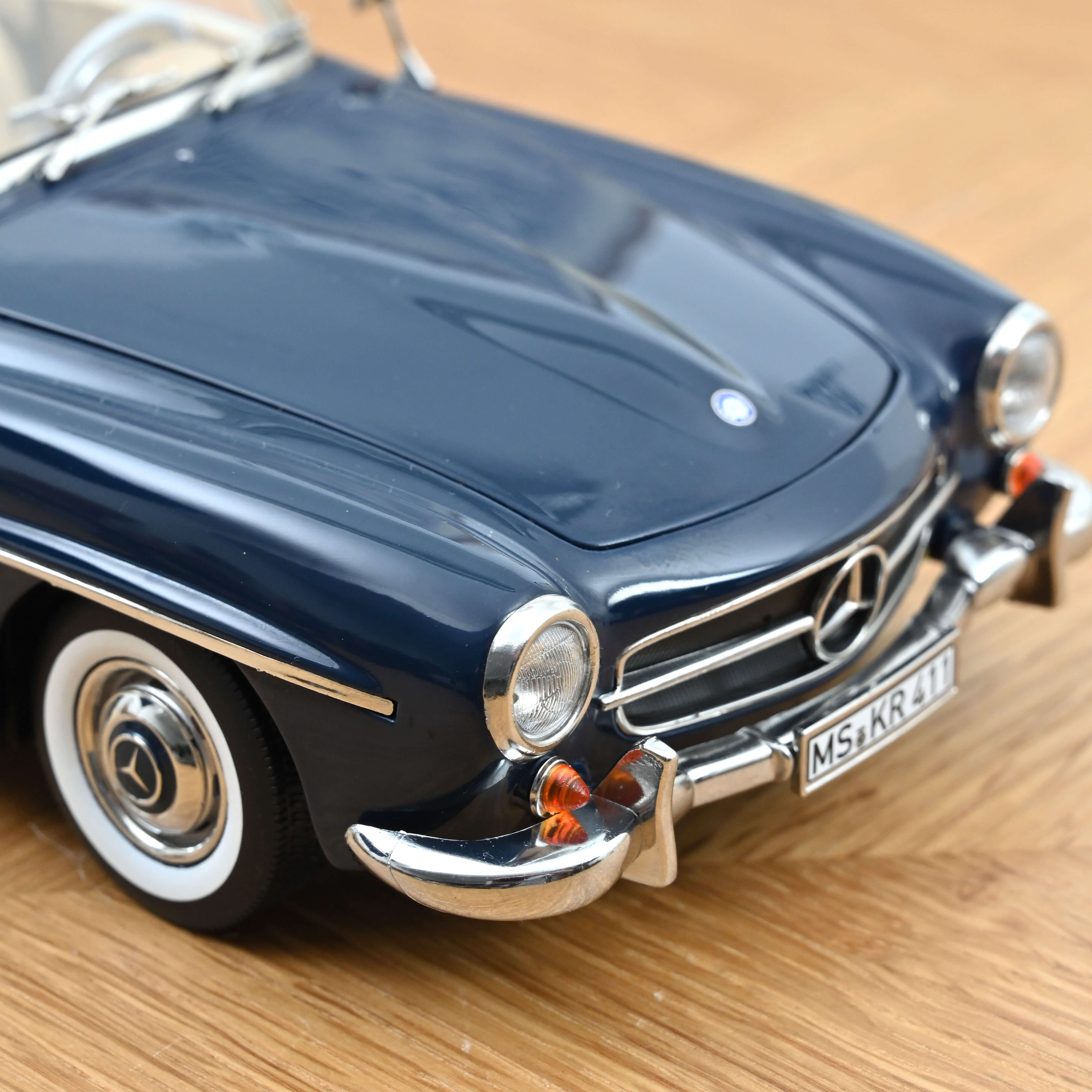 norev-mercedes-benz-190-sl-1957-modellino-auto-1-18-blu-medio image 7