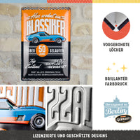 nostalgic-art-hier-wohnt-ein-klassiker-50-targa-in-metallo-20x30-cm-2 image 3