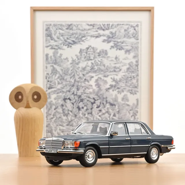 norev-mercedes-benz-350-sel-1979-blu-hansa-1-18 image 1